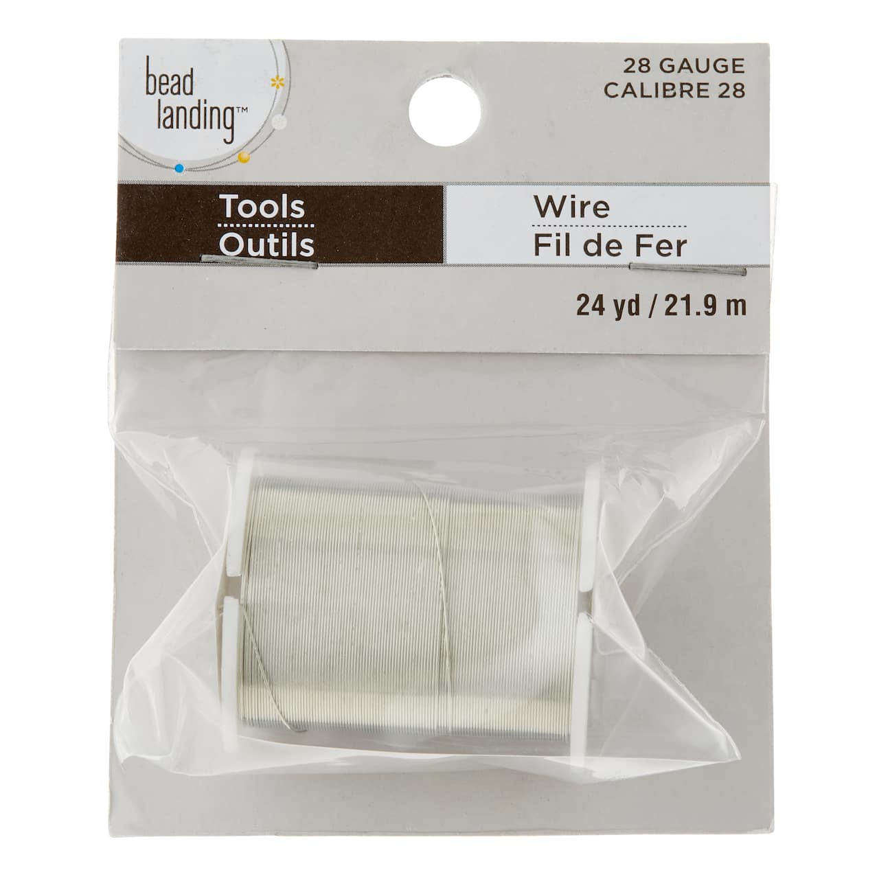 12 Pack: 28 Gauge Silver Beading Wire by Bead Landing™